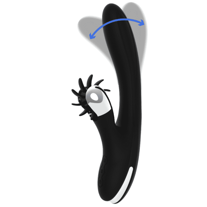Stimulateur wave clitoris & point G - Black&Silver