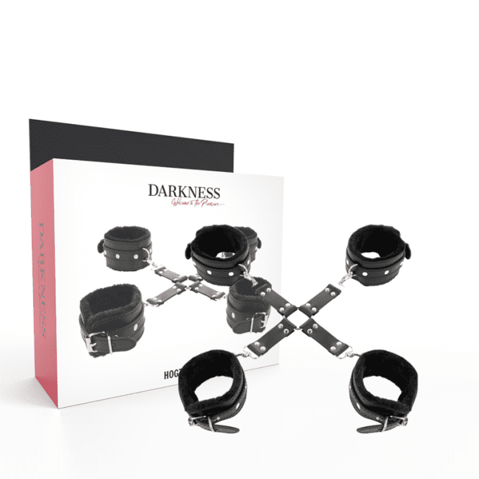 Menottes avec attache en croix - Darkness