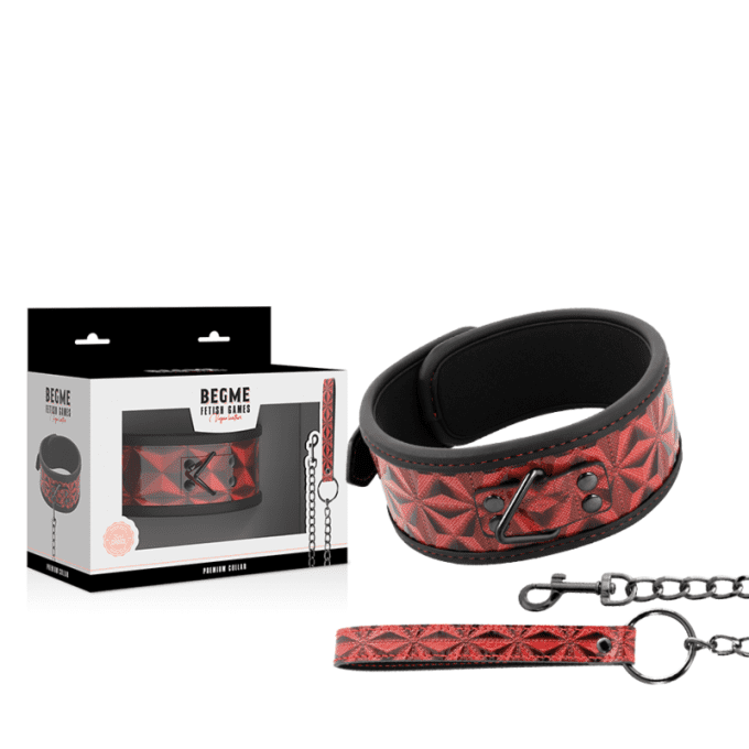 Collier de soumission premium red edition - Begme