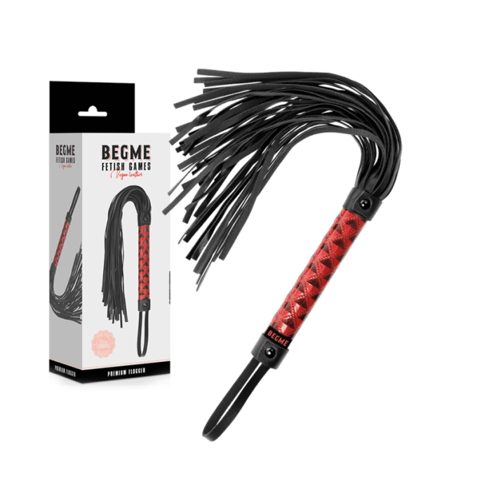 Fouet à coup doux en cuir vegan premium - Begme