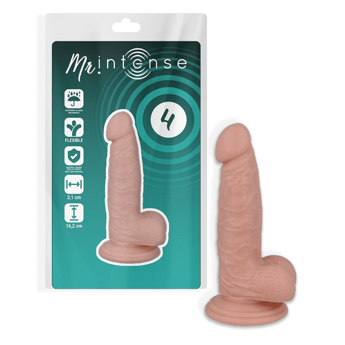 Pénis réaliste 16,2 cm ø 3,1 cm n°4 - Intense