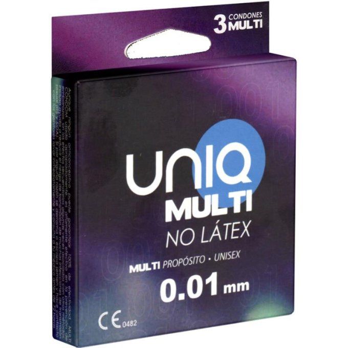 Préservatif féminin sans latex (x3) extra fin - Uniq