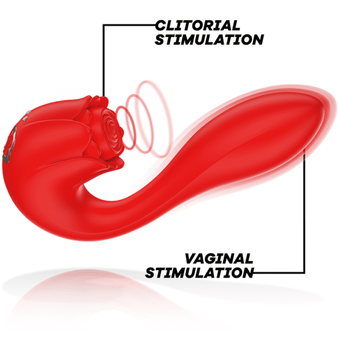 Stimulateur vaginal vibrant + tapping clitoris
