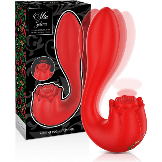 Stimulateur vaginal vibrant + tapping clitoris