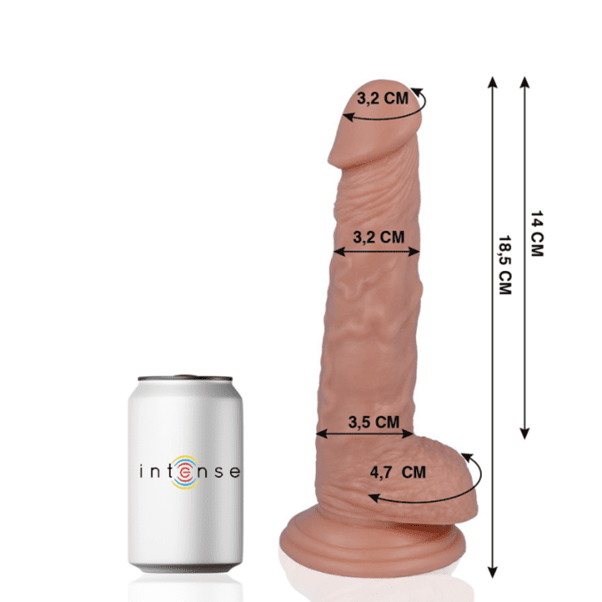 Pénis réaliste 18,5 cm ø 3,2 cm n°13 - Intense