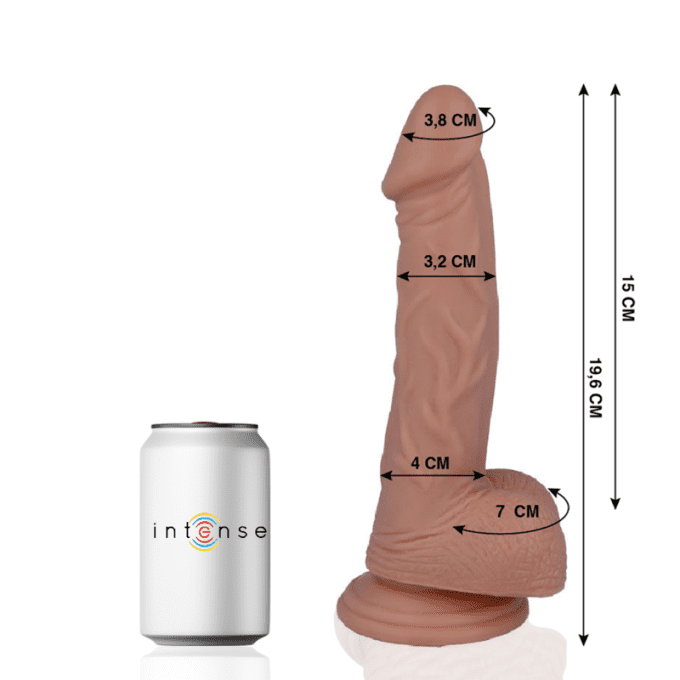 Pénis réaliste 19,6 cm ø 3,2 cm n°16 - Intense