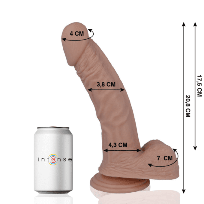 Pénis réaliste 20.8 cm ø 3,8 cm n°23 - Intense
