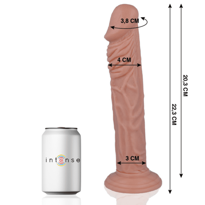 Pénis réaliste 22,3 cm ø 4 cm n°27 - Intense