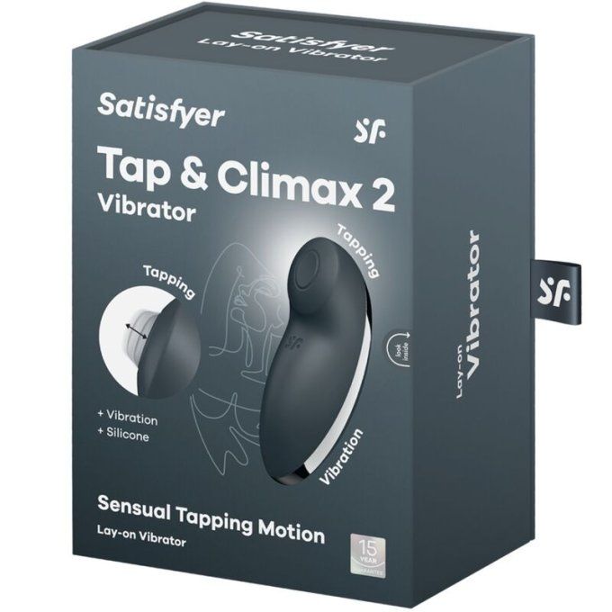 Stimulateur clitoridien Tap & Climax 2 - Satisfyer