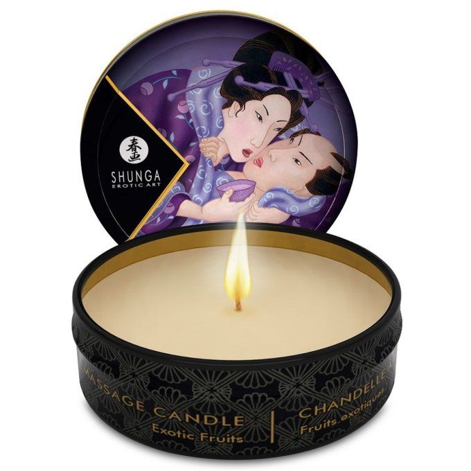 Bougie de massage senteur fruits exotiques - Shunga