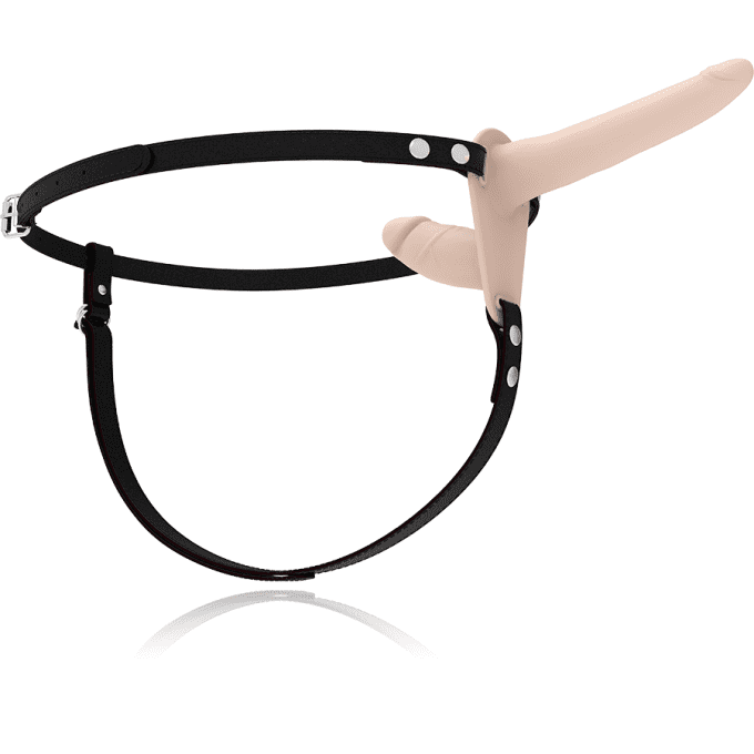 Harnais double pénétration chair (avec ou sans vibrations) - Fetish submissive