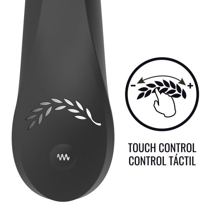 Vibromasseur avec commande tactile - Black&Silver