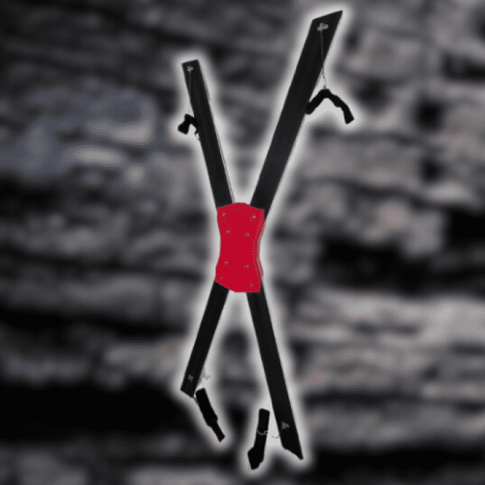 Croix de bondage confort Saint-André (LED optionnel)